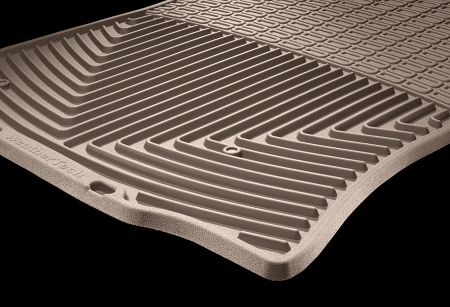 WeatherTech 11-13 Infiniti QX / 14-18 QX80 / 17-18 Nissan Armada Front & Rear Rubber Mats - Grey