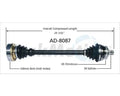 NEW CV AXLE