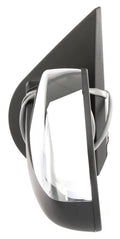 0712 SUBURBAN/YUKON LH HTD PWR FLDWY OE MIRROR BLK CHROME COVER W/O COURTESY LAMP W/O OFFROAD PK