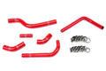 HPS Performance Black Reinforced Silicone Radiator Hose Kit Coolant for Suzuki 04-06 RMZ250