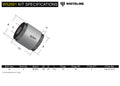 FRONT CONTROL ARM LOWER INNER BUSHING 0309 NISSAN 350Z
