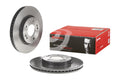 Brembo 11-20 Hyundai Elantra/13-14 Elantra Coupe Front Premium UV Coated OE Equivalent Rotor