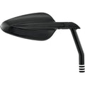 Performance Machine  Mirror Assy Left Torque - Black Ano