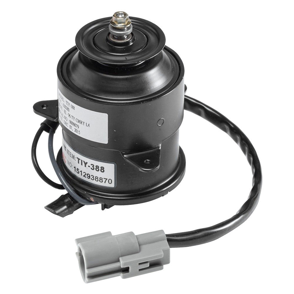 RADIATOR FAN MOTOR ENGINE COOLING FAN; W/4 CYL ENGINE TOYOTA CAMRY/CELICA 19921996; PASEO 9595