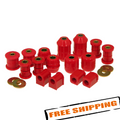 Prothane 91-95 Toyota MR2 Front Control Arm Bushings (w/ Strut Rod Bushings) - Red