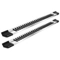 9916 F250/F350 SUPER DUTY CREW CAB 6IN RUNNING BOARDS STEPS BRUSHED ALUM