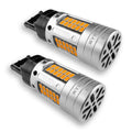 7440 LED Ultra High-Power Turn Signal Bulbs CAN Bus Compatible Eliminates Hyper Flash - AMBER (Two Bulbs Per Package)