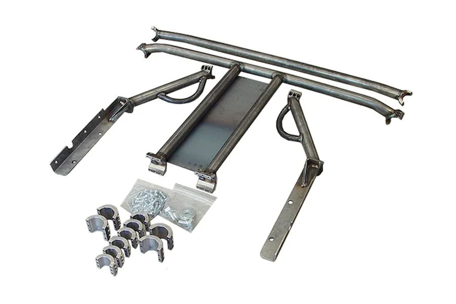 Rock Hard 4x4 Padding Kit for Rear Overhead Angle Bars for Jeep Wrangler TJ and Unlimited LJ 1997 - 2006 [RH-1001-AP]