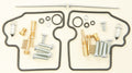 All Balls Racing 04-09 Kawasaki KFX 700 V-Force Carburetor Rebuild Kit