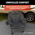 CAMPFIRE COMFORT CLOUD CLUB CHAIR DARK GREY