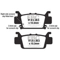 EBC 16-22 Honda SXS 1000 Pioneer 2 Seater Rear Right SXR Race Brake Pads