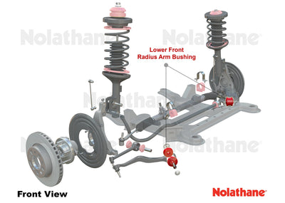 Radius arm - lower bushing 2 Shell Bushings 2 Tubes Install Guide Grease