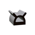 .695 X .56"D W/EARS" EPDM, W/ST,BLK