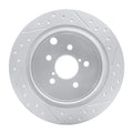 DFC 12-23 Subaru Xv Crosstrek Rear Left Drilled & Slotted Geoperformance Rotor