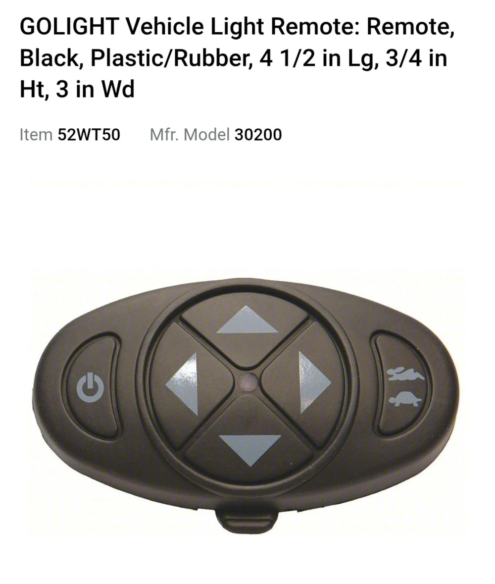 STRYKER ACCESSORIES WIRELESS DASH MOUNTED REMOTE