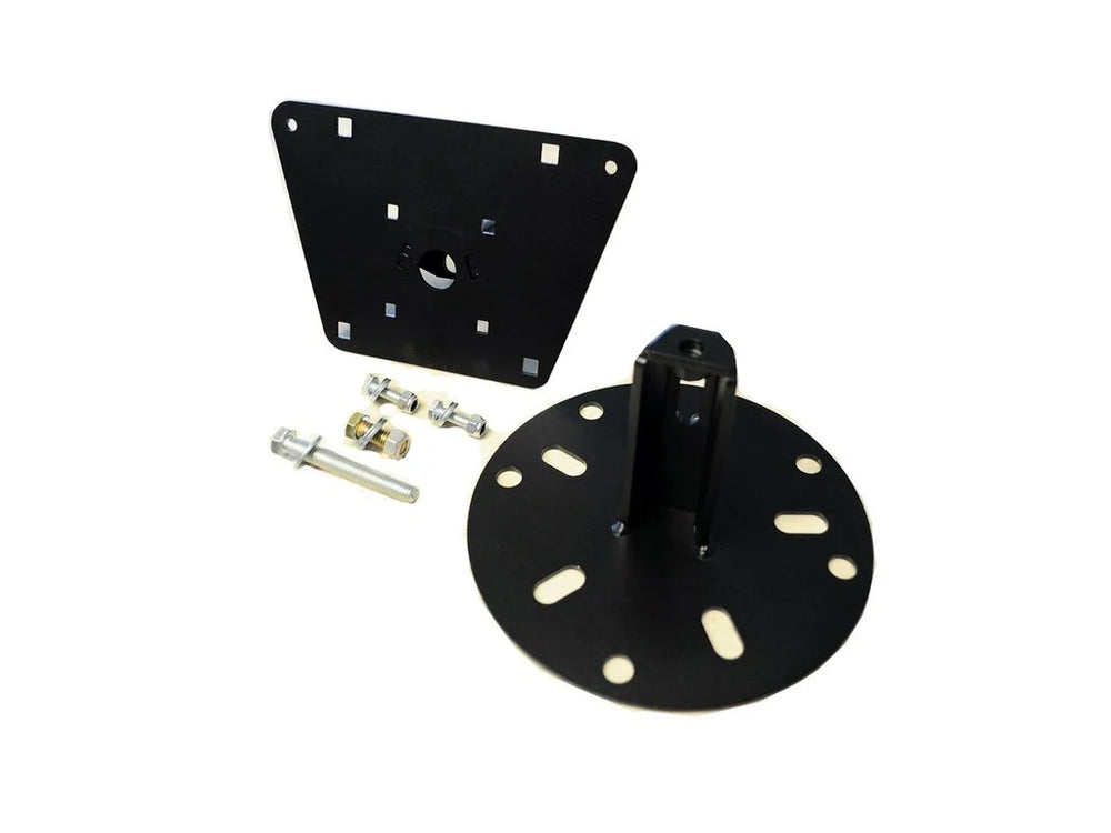 ~(4 lbs. 17X8X6)~ EVO MFG License Plate Relocate Rotopax Can Mount 2007-2017 Jeep Wrangler JK JKU