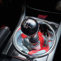 Billetworkz Gloss White Tall Teardrop Weighted Shift Knob - 6 Speed STI Japanese Engraving - Fits Subaru STI 2004-21