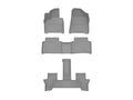 WeatherTech 24-26 Hyundai Santa Fe 2nd Row Rear FloorLiner HP - Grey