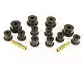 Prothane 64-73 Ford Mustang Rear Spring & 1/2in Shackle Bushings - Black