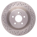 DFC 08-15 Mercedes-Benz C63 AMG Rear Drilled Brake Rotor and Slotted