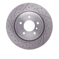 DFC 06-13 BMW 328i Rear Brake Rotor - Dimpled and Slotted