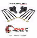 RLS - 5 Tapered Rear Block Kit for 1 Piece Drive Shaft 16.5 U-Bolts Fits Ford F250 F350 F450 2011-2016