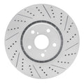 R1 07-11 Lexus Gs350 Right Front Drilled & Slotted Geoperformance Rotor