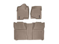 WeatherTech 07 Chevrolet Silverado Front and Rear Floorliners - Tan