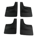 WeatherTech 2024 Ford Ranger (No Raptor) No Drill Front & Rear MudFlaps - Black
