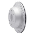 R1 99-07 Chevrolet Silverado 1500 Rear Right Drilled & Slotted Geoperformance Rotor