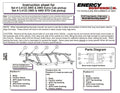 Energy Suspension Chevy Xtra Cab 2&4Wd Body Mts - Red