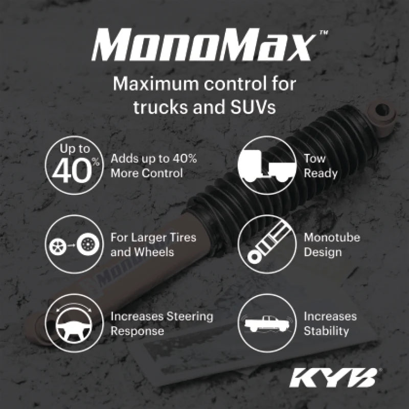 KYB 19-25 RAM 1500 w/ Off Road Susp. (w/o Air Susp.) (Exc. Rebel & TRX) MonoMax Gas Shock - Rear