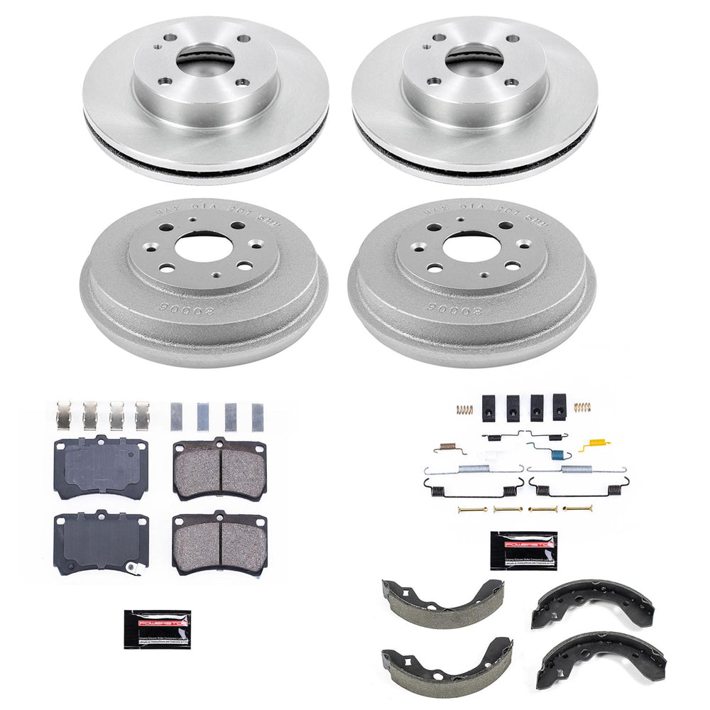 Power Stop 93-96 Ford Escort Front & Rear Autospecialty Brake Kit