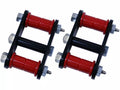 Suspension Leaf Spring Shackle Kit, Rear, HD, Greaseable; 76-86 CJ