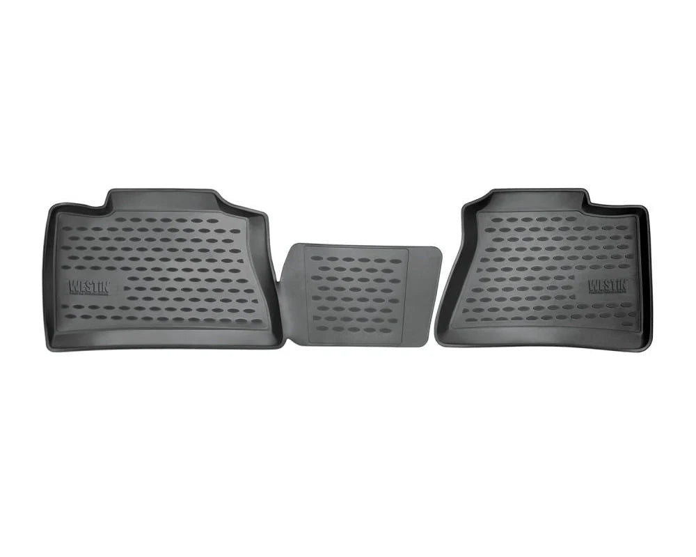 ~(5 lbs. 39X26X3)~ Profile Floor Liners 2nd Row Black Silverado/Sierra 15/25/3500 Dbl Cab 2014-2018
