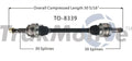 NEW CV AXLE