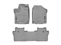 WeatherTech Grey Front and Rear Floorliners Fits -20-22 Pilot 46839-1-2