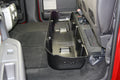 0914 F150 SUPERCREW UNDERSEAT STORAGE/GUN CASE BLACK WITH SUBWOOFER