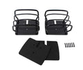 Kentrol 76-06 JEEP CJ/Wrangler YJ/TJ Taillight Guard Pair - Powdercoat Black