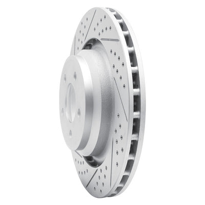 DFC 05-23 Chrysler 300 Rear Left Drilled & Slotted Geoperformance Rotor