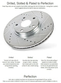 Power Stop 07-08 Hyundai Entourage Front Evolution Drilled & Slotted Rotors - Pair