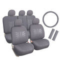 19C RAM 1500 NP REAR BENCH SEAT COVER BLACK W/GRAY CENTER PANEL