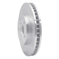 R1 87-90 Chrysler Town & Country Front Left Drilled & Slotted Silver Brake Rotor