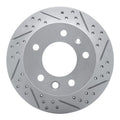 R1 02-06 Dodge Sprinter 2500 Front Right Drilled & Slotted Geoperformance Rotor