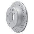 R1 02-06 Dodge Sprinter 2500 Front Right Drilled & Slotted Geoperformance Rotor