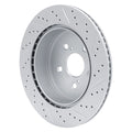 DFC 06-20 Lexus Gs450H Rear Left Drilled & Slotted Geoperformance Rotor