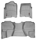 WeatherTech 07 Chevrolet Silverado Front and Rear Floorliners - Grey