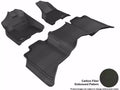 3D MAXpider 2009-2012 Dodge Ram 1500/2500/3500 Crew Cab Kagu 1st & 2nd Row Floormats - Black