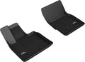 3D MAXpider 18-21 Alfa Romeo Stelvio / Stelvio Quadrifoglio Kagu 1st Row Floormats - Black