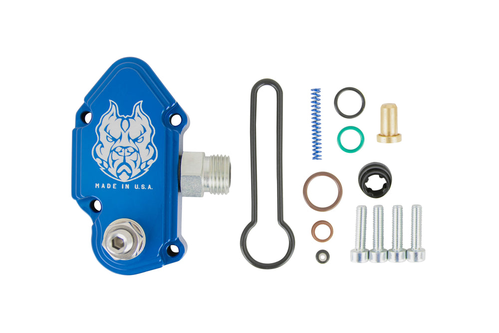 Sinister Diesel Blue Spring Kit with Adjustable Billet Spring Housing for 2003-2007 Ford Powerstroke 6.0L